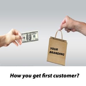 your first client by your website